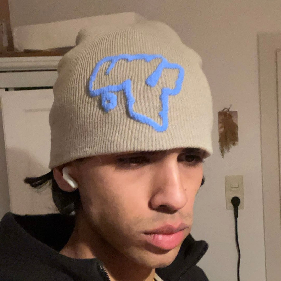 Puffprint Beanie (+free tshirt)