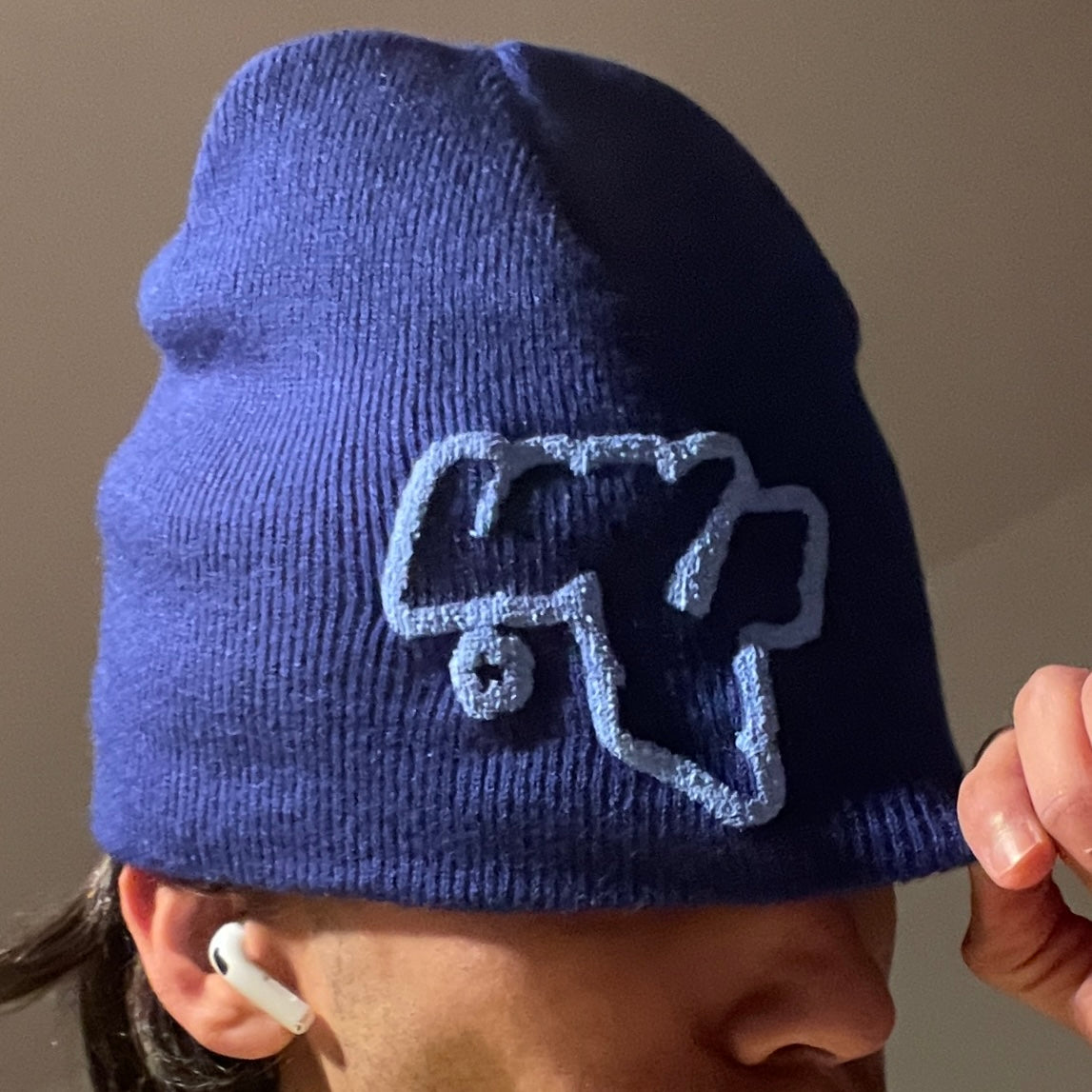 Puffprint Beanie (+free tshirt)